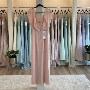 Elegant Pink Sleeveless Dress